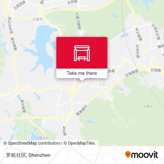 罗租社区 map
