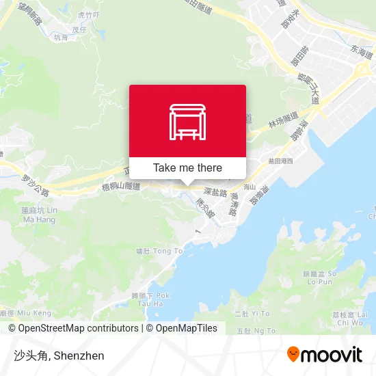 沙头角 map