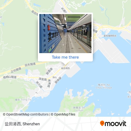盐田港西 map