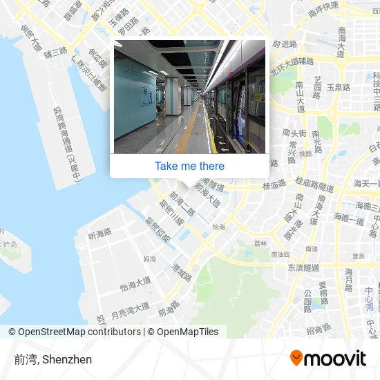 前湾 map