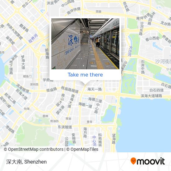 深大南 map