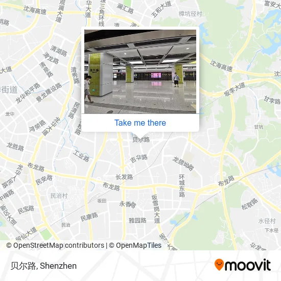 贝尔路 map
