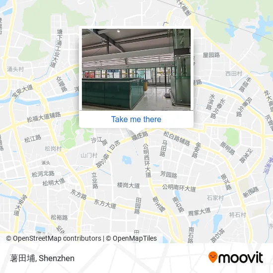 薯田埔 map