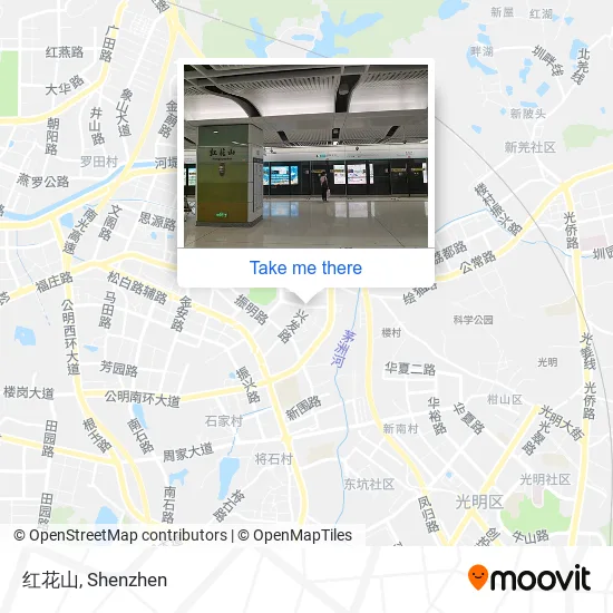 红花山 map