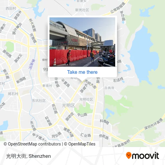 光明大街 map