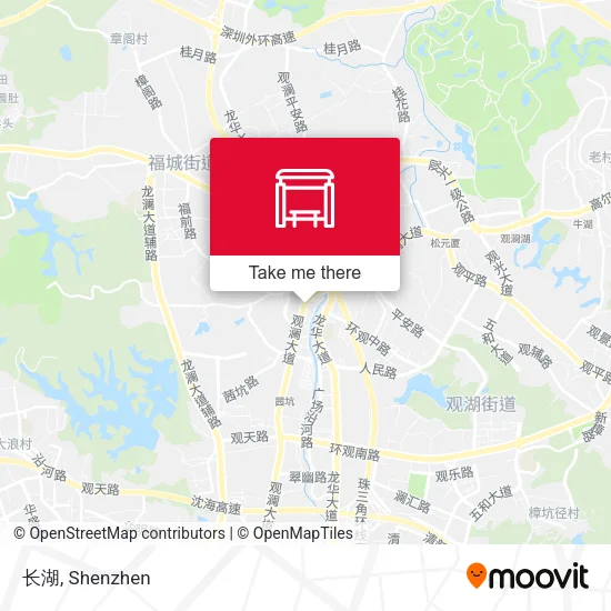 长湖 map