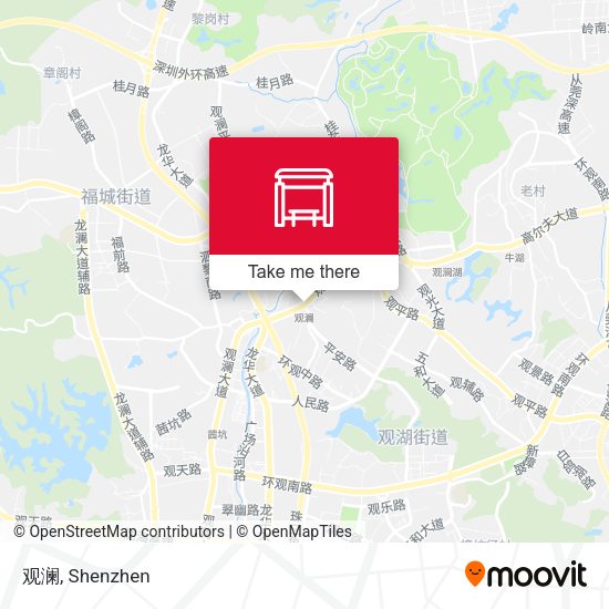 观澜 map