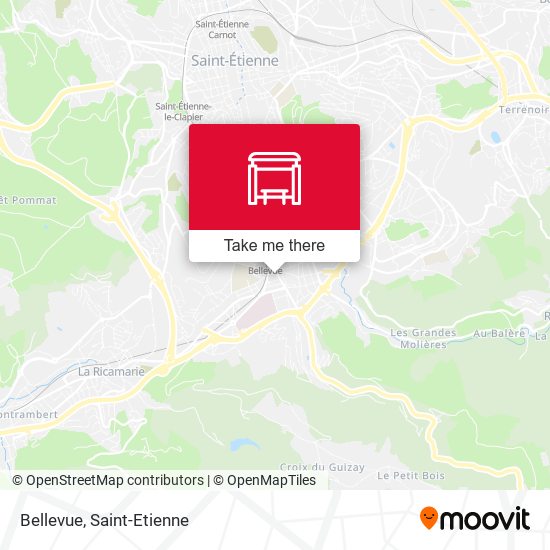 Mapa Bellevue