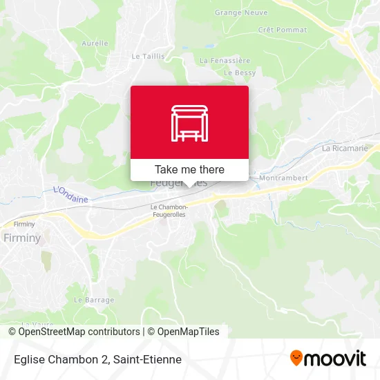 Eglise Chambon 2 map