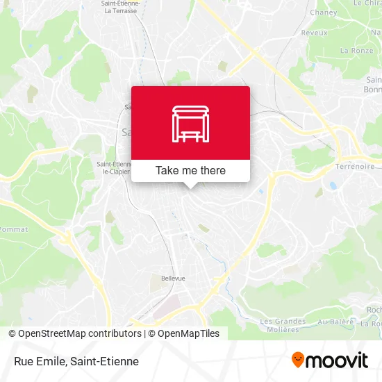 Rue Emile map