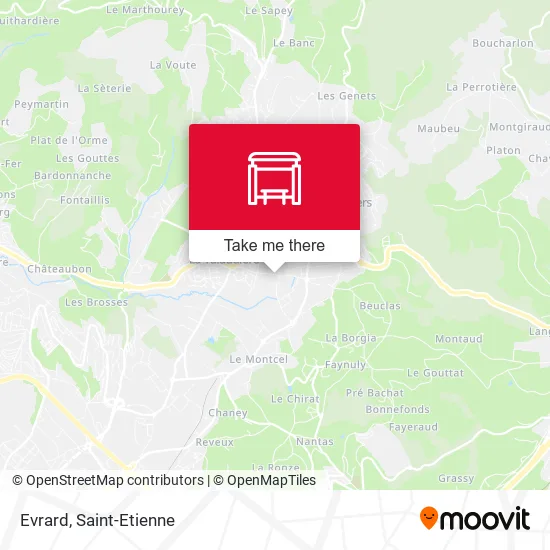 Mapa Evrard