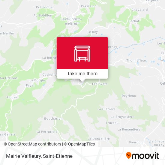 Mairie Valfleury map