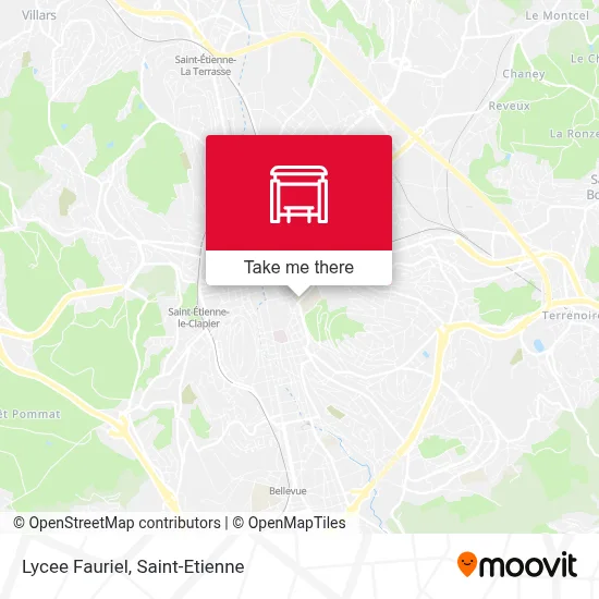 Lycee Fauriel map