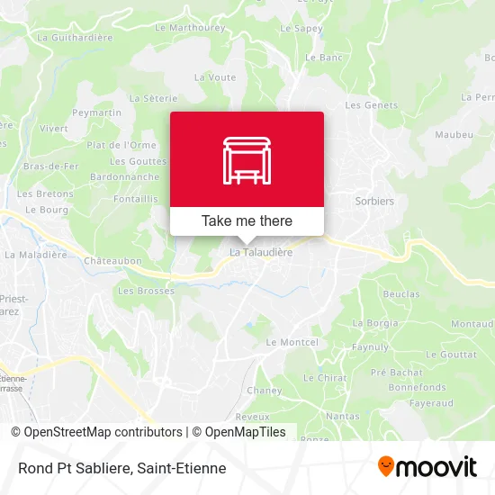 Rond Pt Sabliere map