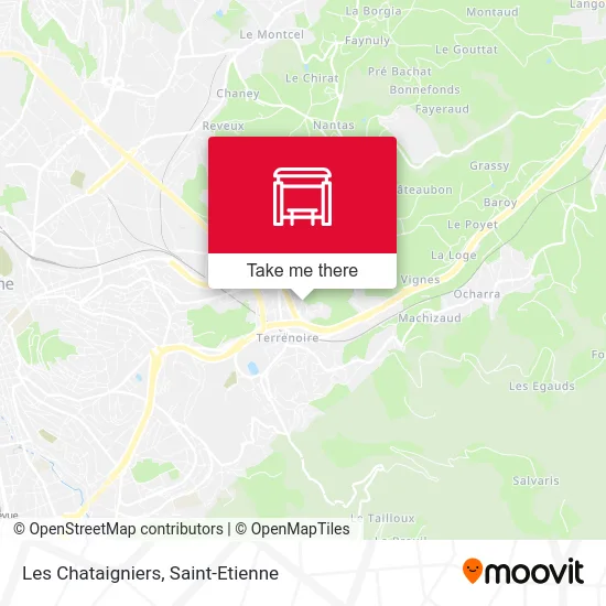 Les Chataigniers map