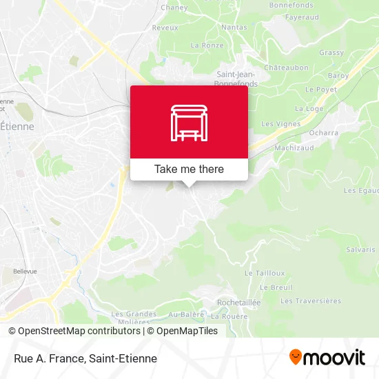 Rue A. France map
