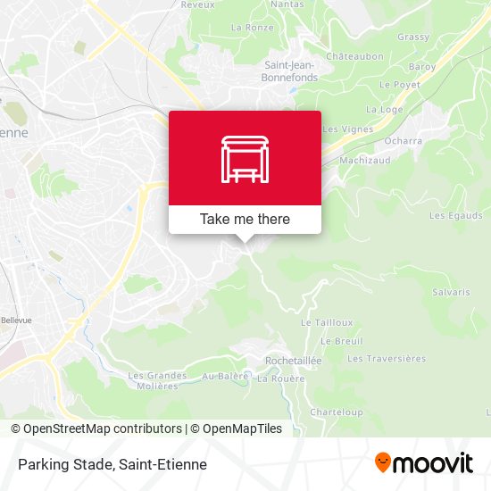 Parking Stade map