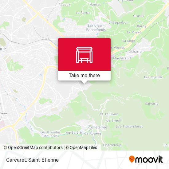 Carcaret map