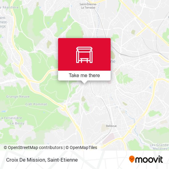 Croix De Mission map