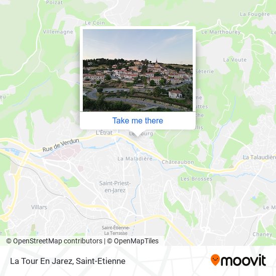 Mapa La Tour En Jarez