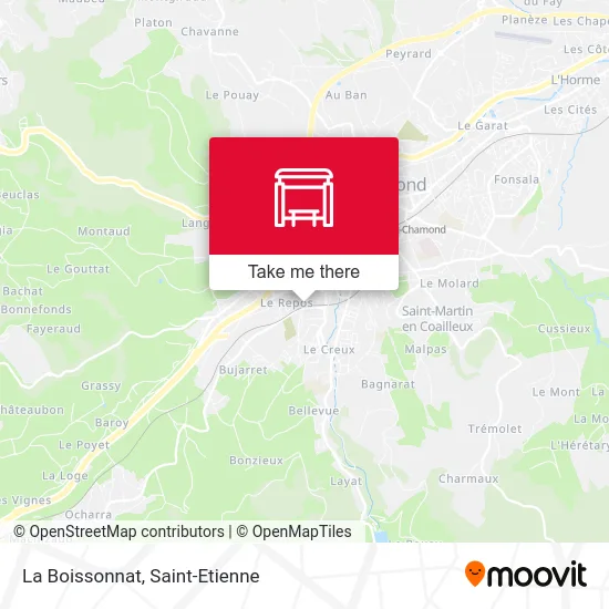 La Boissonnat map