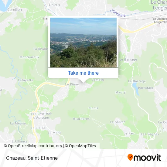 Chazeau map