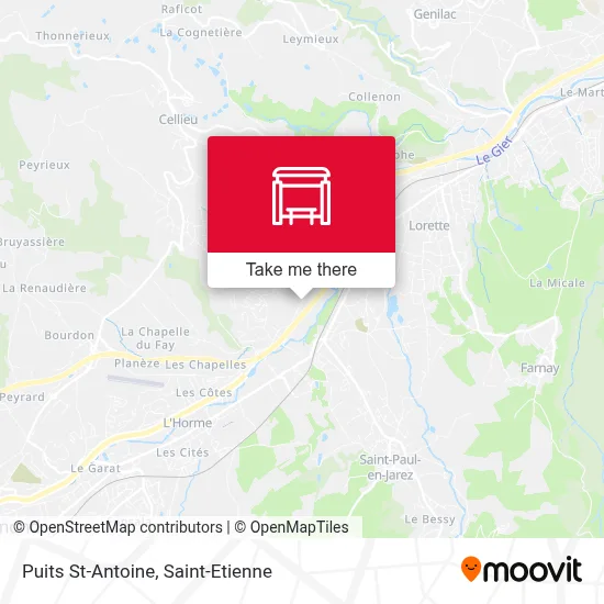Puits St-Antoine map