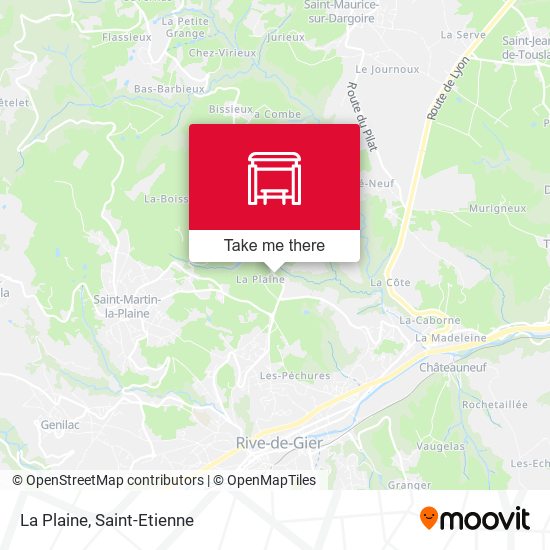 La Plaine map