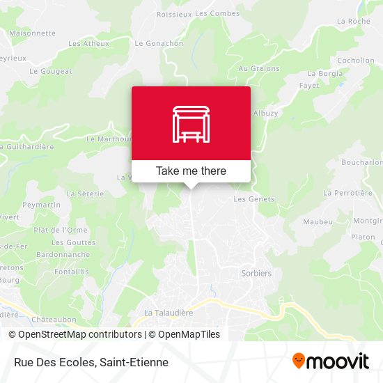 Rue Des Ecoles map