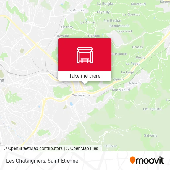 Les Chataigniers map