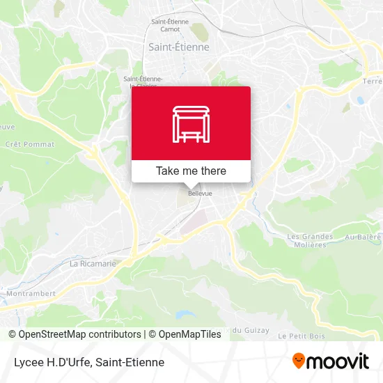 Lycee H.D'Urfe map