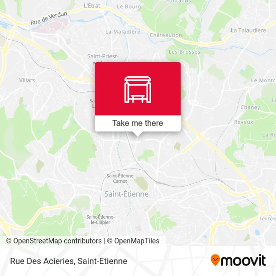 Rue Des Acieries map