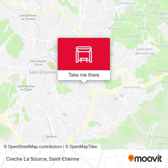 Creche La Source map