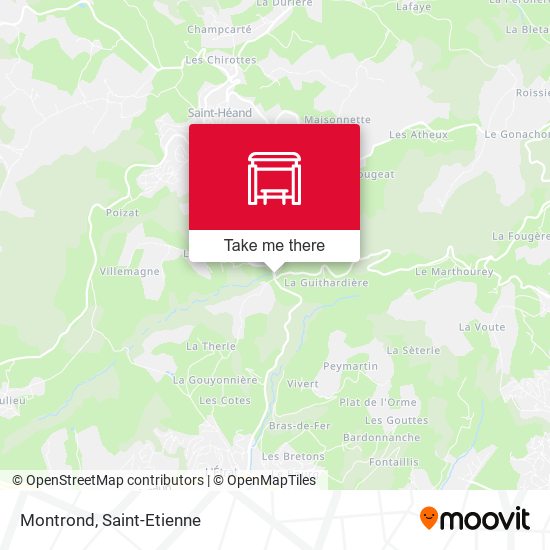 Montrond map