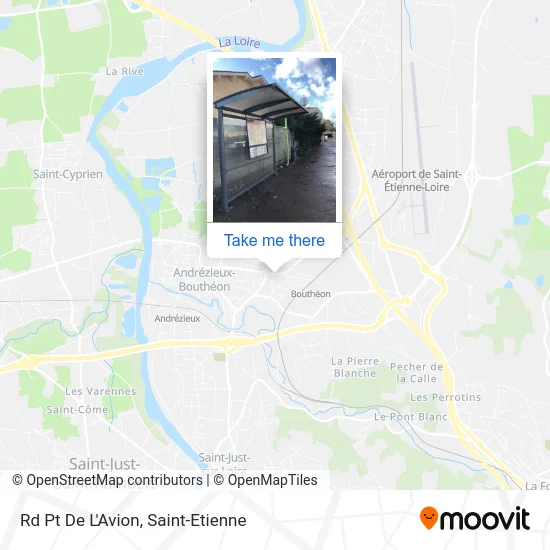 Rd Pt De L'Avion map