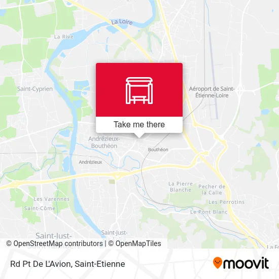 Rd Pt De L'Avion map