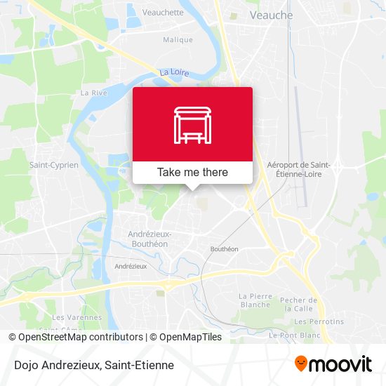 Dojo Andrezieux map