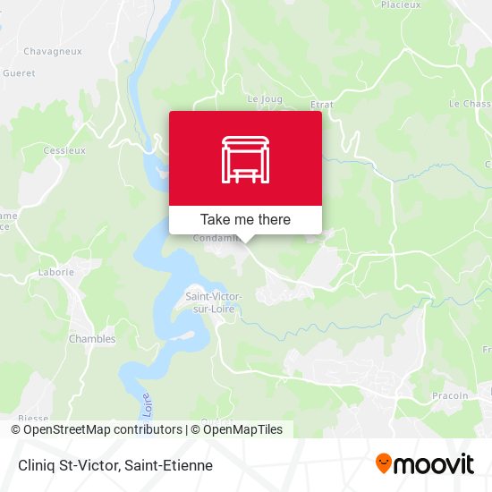 Cliniq St-Victor map