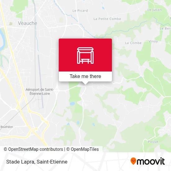 Stade Lapra map