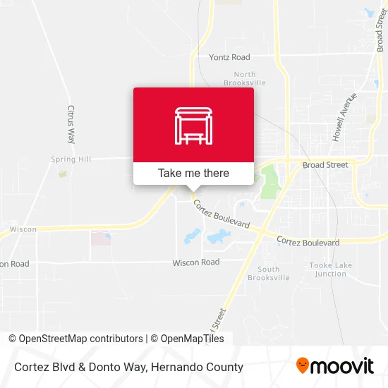 Cortez Blvd & Donto Way map