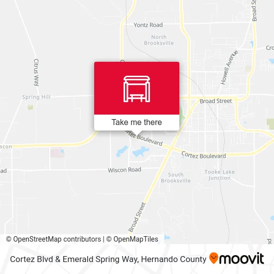 Cortez Blvd & Emerald Spring Way map