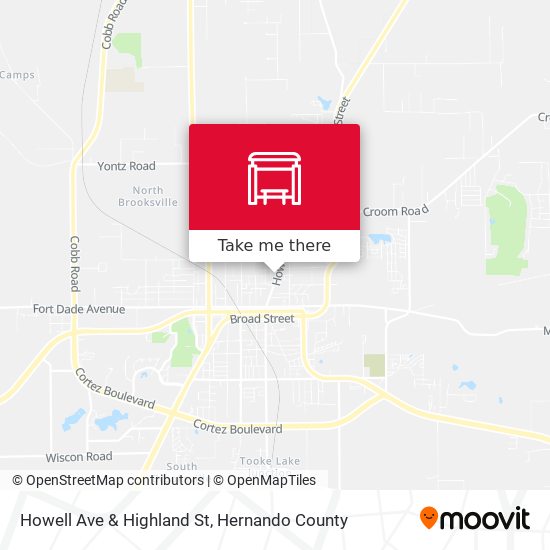 Howell Ave & Highland St map