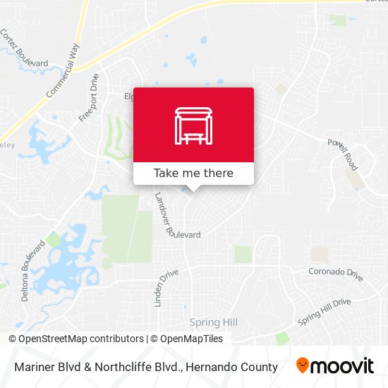 Mapa de Mariner Blvd & Northcliffe Blvd.