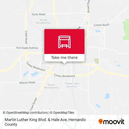 Martin Luther King Blvd. & Hale Ave map