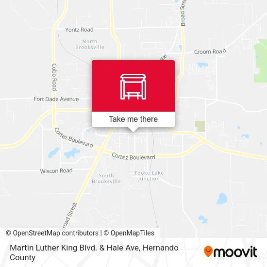 Mapa de Martin Luther King Blvd. & Hale Ave