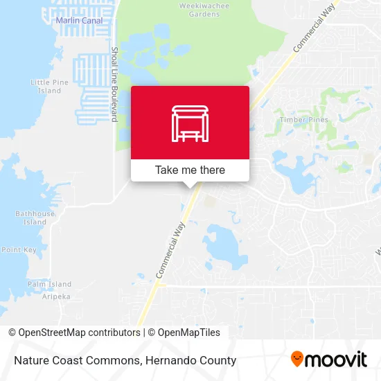 Mapa de Nature Coast Commons