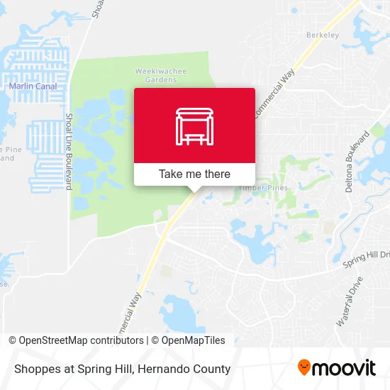 Shoppes at Spring Hill map