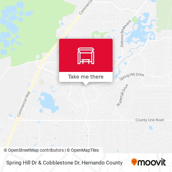 Mapa de Spring Hill Dr  & Cobblestone Dr