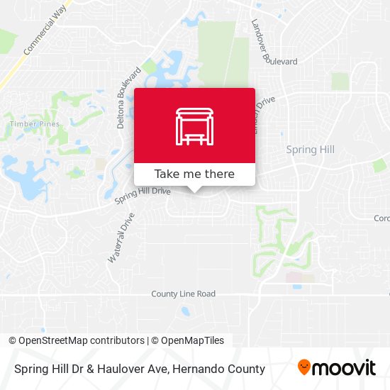 Mapa de Spring Hill Dr  & Haulover Ave