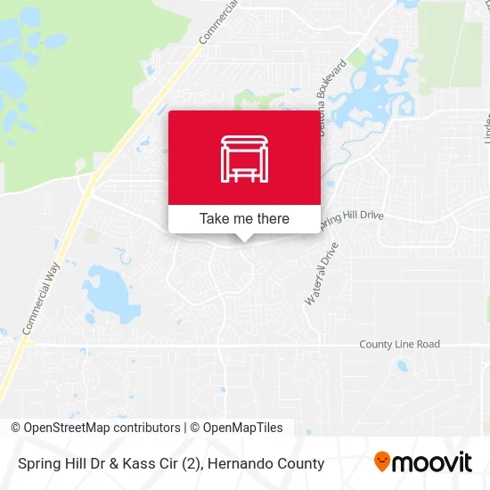 Spring Hill Dr  & Kass Cir (2) map